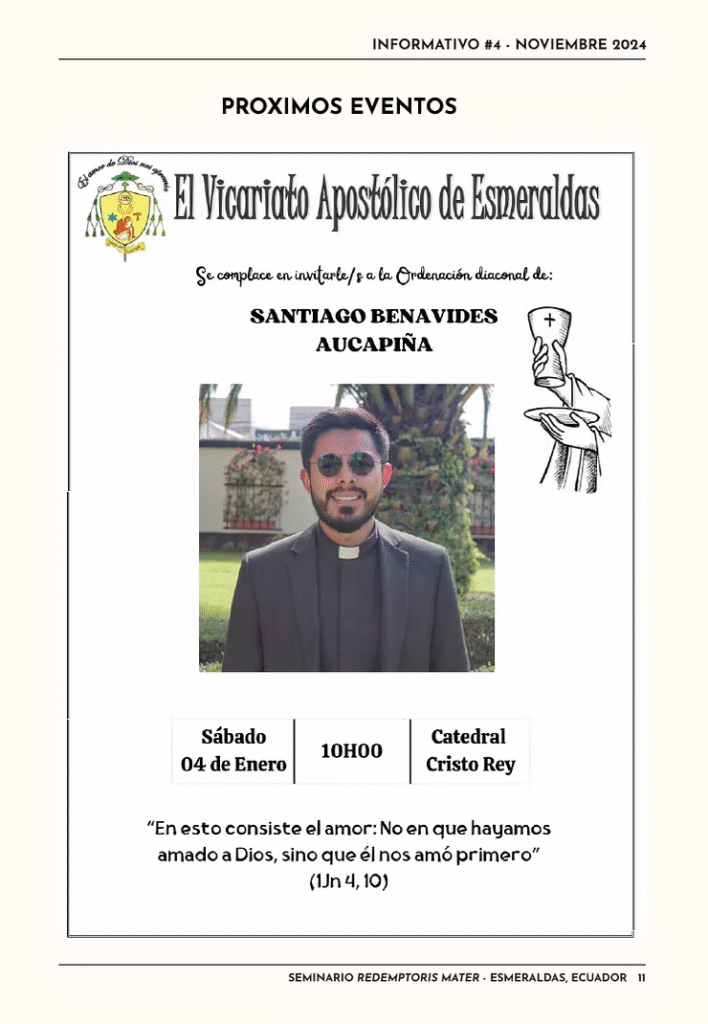 image-11-708x1024 NOTICIAS Noviembre- Seminario Diocesano Misionero REDEMPTORIS MATER "San Pedro Claver"