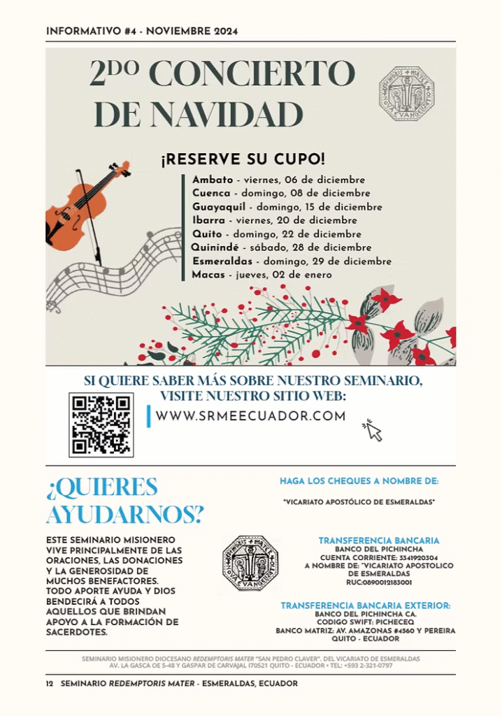 image-12-718x1024 NOTICIAS Noviembre- Seminario Diocesano Misionero REDEMPTORIS MATER "San Pedro Claver"