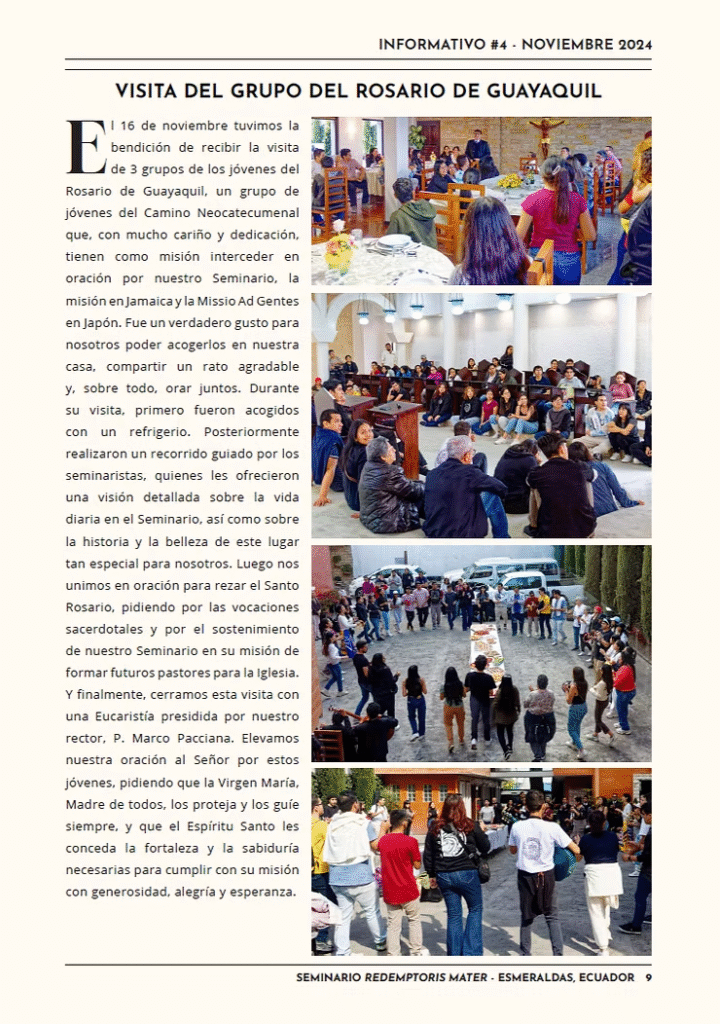 image-9-720x1024 NOTICIAS Noviembre- Seminario Diocesano Misionero REDEMPTORIS MATER "San Pedro Claver"
